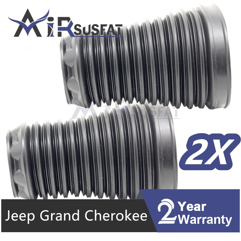 2X Front Air Suspension Dust Cover Boots for Jeep Grand Cherokee WK2 11-18