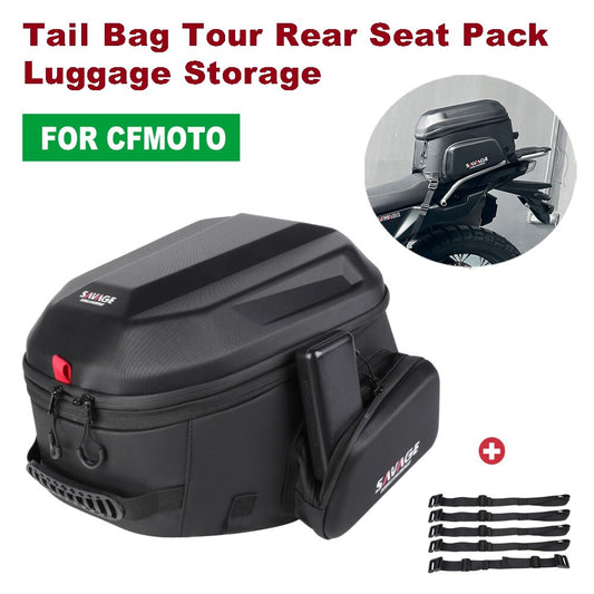 For CF-MOTO 450MT 700MT 800MT/MT-X Tail Bag Tour Rear for Seat Pack Luggage Storage Q