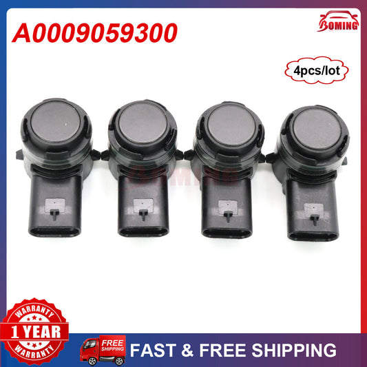 A0009059300 4x Black PDC Parking Sensors for Mercedes-Benz W212 E550 C300 C400 Q