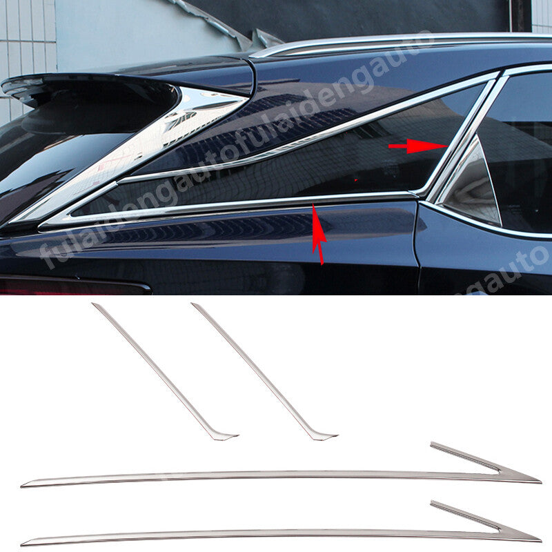 for Lexus RX350 450H 2016-22 Stainless Rear Window Sill Trim Molding Cover trim