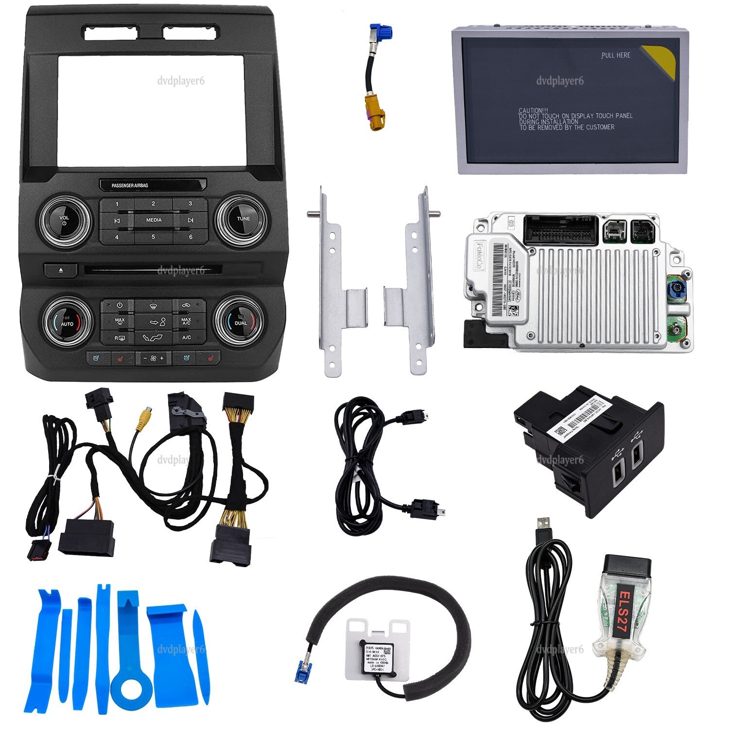 Sync1 to Sync3 Upgrade Kit 4to8 Fit for Ford F150 2013-2014 w/Carplay Navi