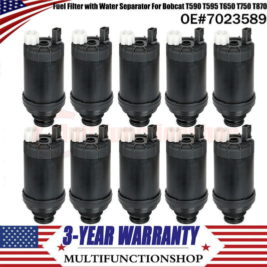 10pcs Fuel Filter Water Separator 7023589 for Excavator Loaders S450 S510 T750 Q