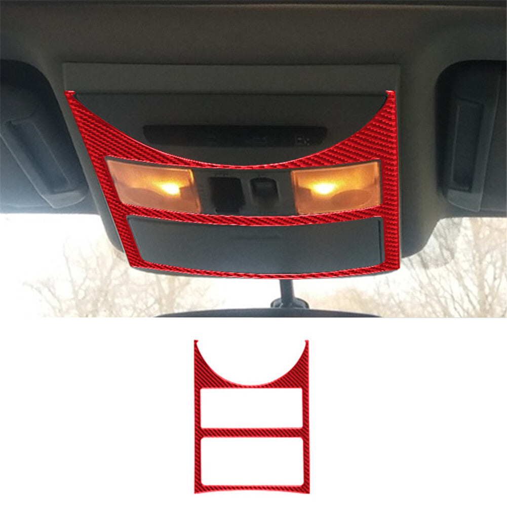 2Pcs Carbon Fiber Floor Console Storage Panel Cover Trim for LEXUS RX330 RX350 v
