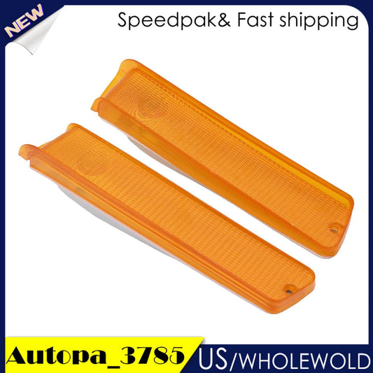 Pair Front Turn Signal Lights Fits For 1973-1979 for Ford F150 Truck 78 79 Bronco