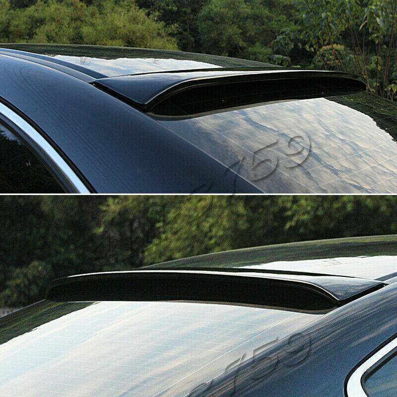for Honda Accord 2008-2012 Glossy Black Rear Roof Spoiler Window Visor Bar trim Q