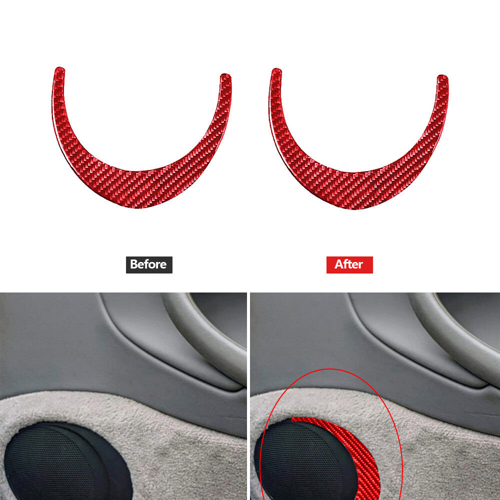 Carbon Fiber GPS Panel Side Decorative Strips Cover for Honda for Civic Coupe 13-15 v