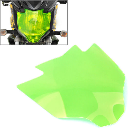 Green Front Headlight Guard Shield Screen Lens Cover for YAMAHA FZ-S 150 17-19