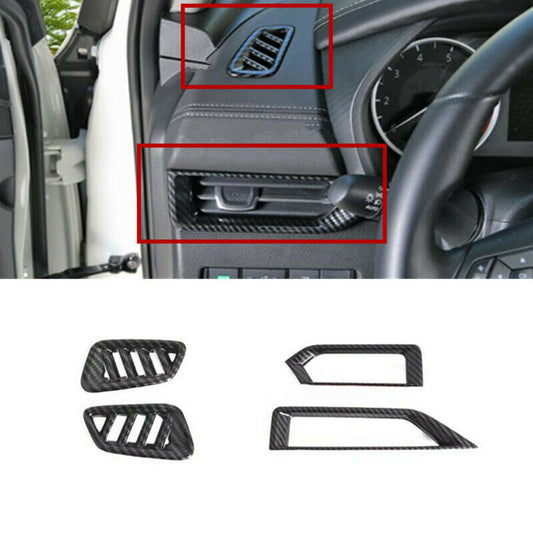 Carbon Fiber Style Inner Side Air Vent Outlet Cover Trim for Nissan Sentra 20-22