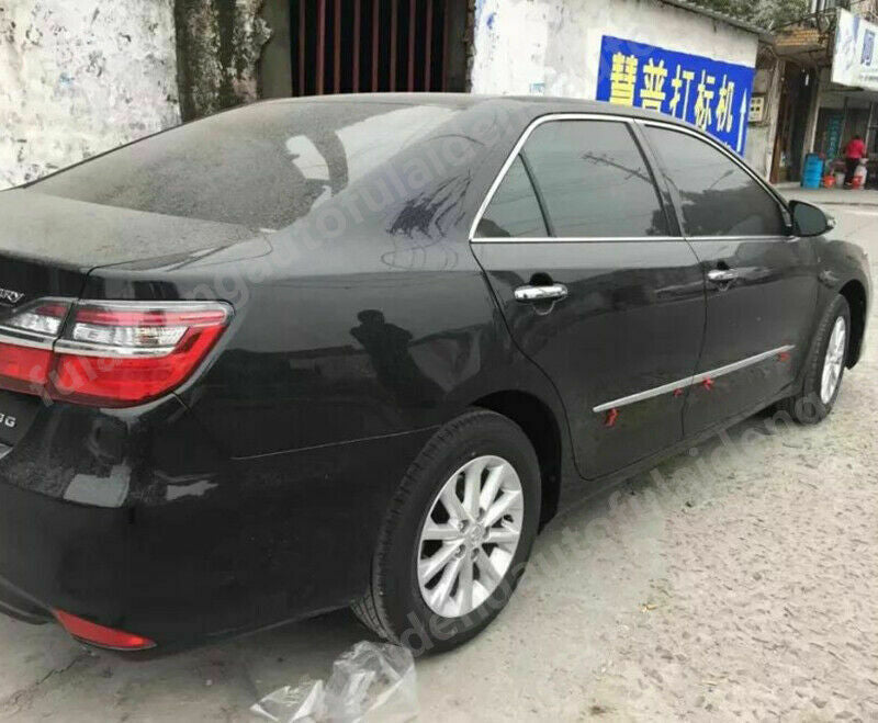 for Toyota for Camry 2015-2017 Chrome Door Body Side Molding Cover Trims Decoration