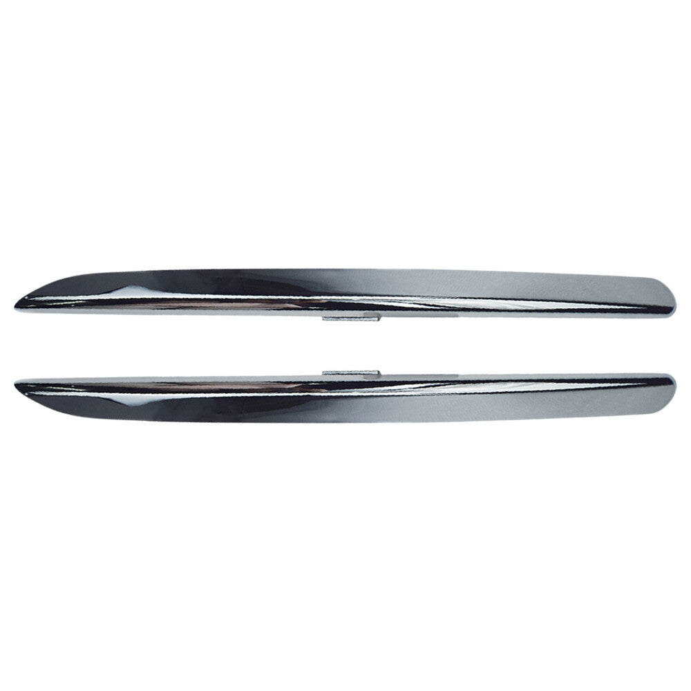 2Pcs Front Bumper Eyeline Trim Garnish Chrome Left+Right For 2011-2016 Sportage