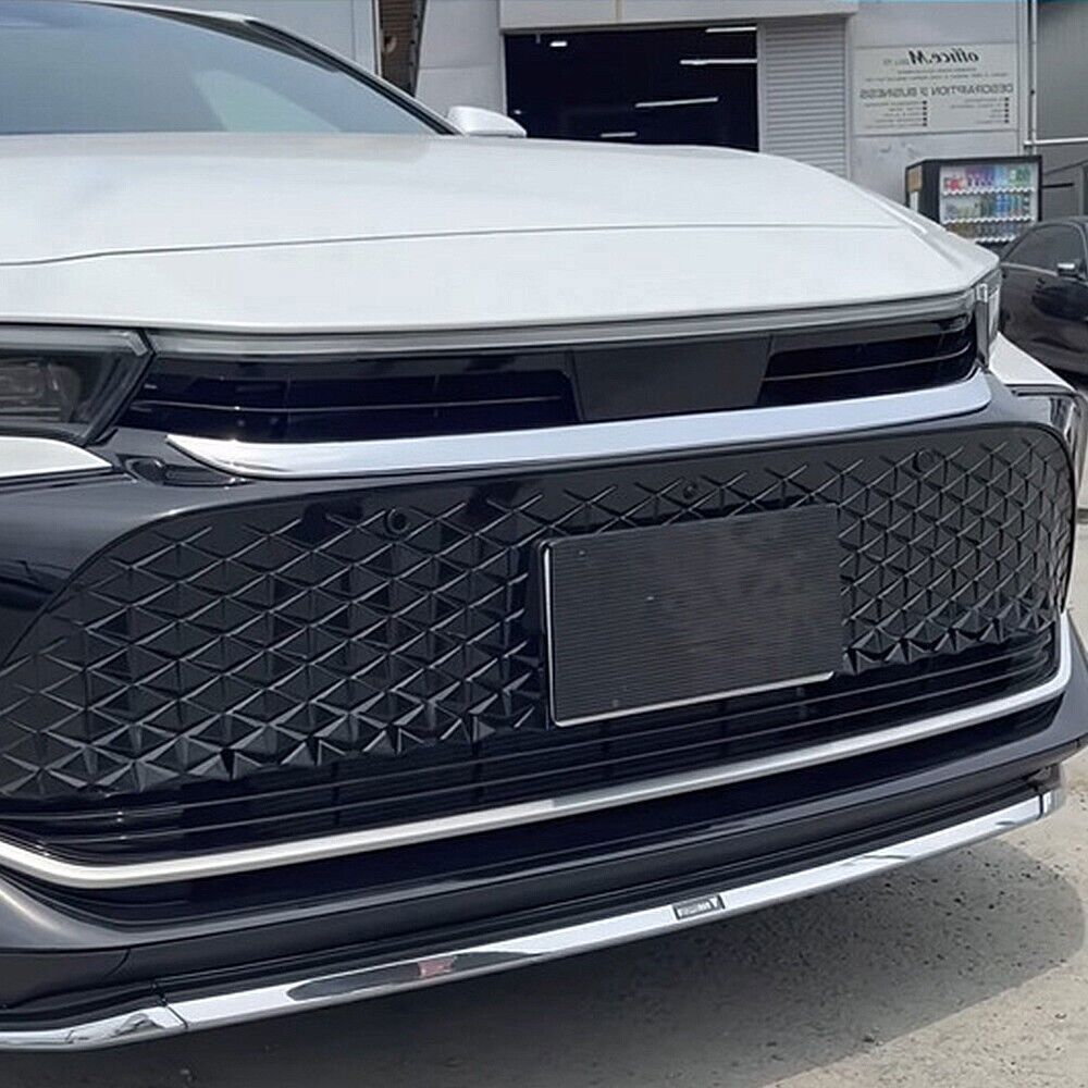 For Crown 2023-2024 Chrome Front Bumper Grille Moulding Cover Trim Guards n