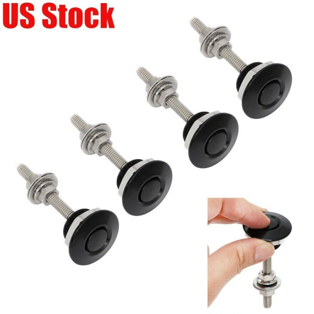 Aluminum Bumper Quick Release Fasteners Kit For Car Trunk Fender Hatch Lid n