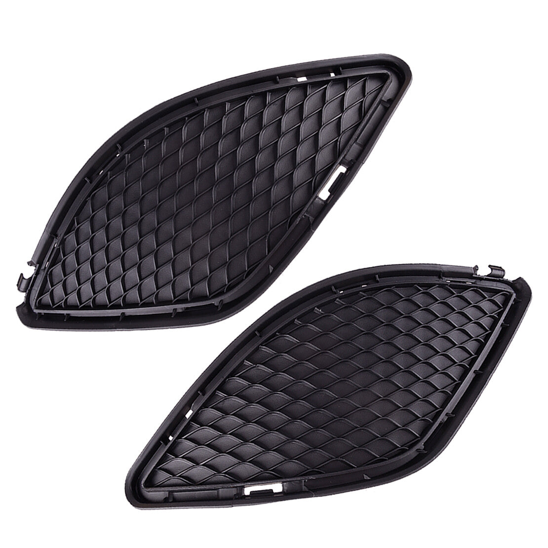 1 pair of front bumper frame protectors fit CLA-Class 2014-16 Plastic n