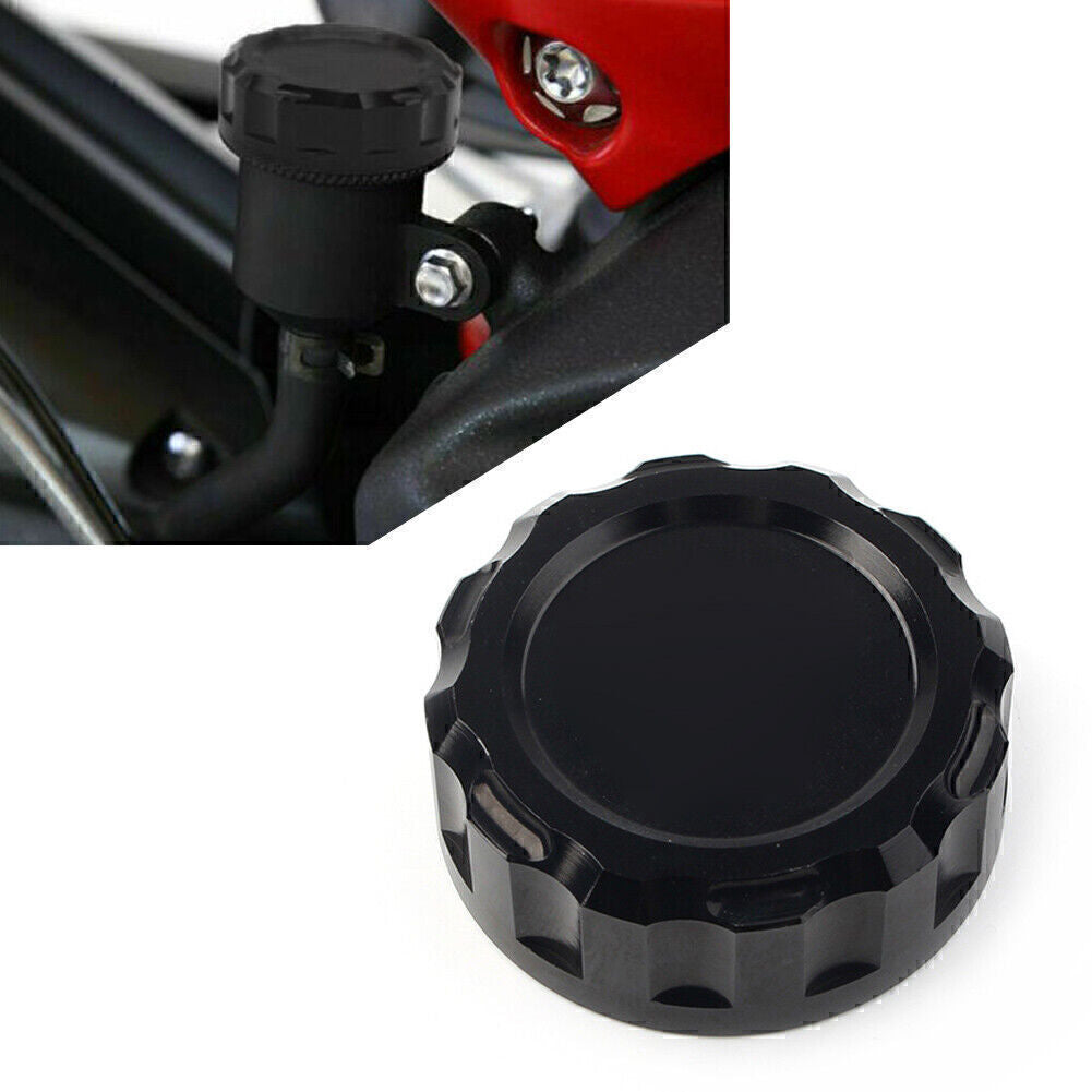 CNC Motorcye Fluid Reservoir Cap Cover Fit for YAMAHA MT09 FZ09 2014-2017 Black