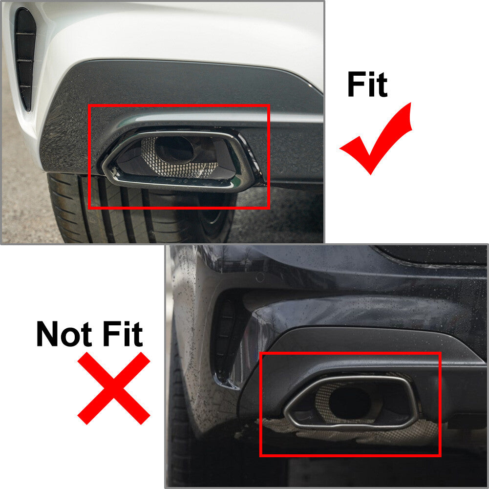 for BMW 3 series G20 G28 2020+ Exhaust Muffler Pipe Tip Tailpipe Cover Trim Q