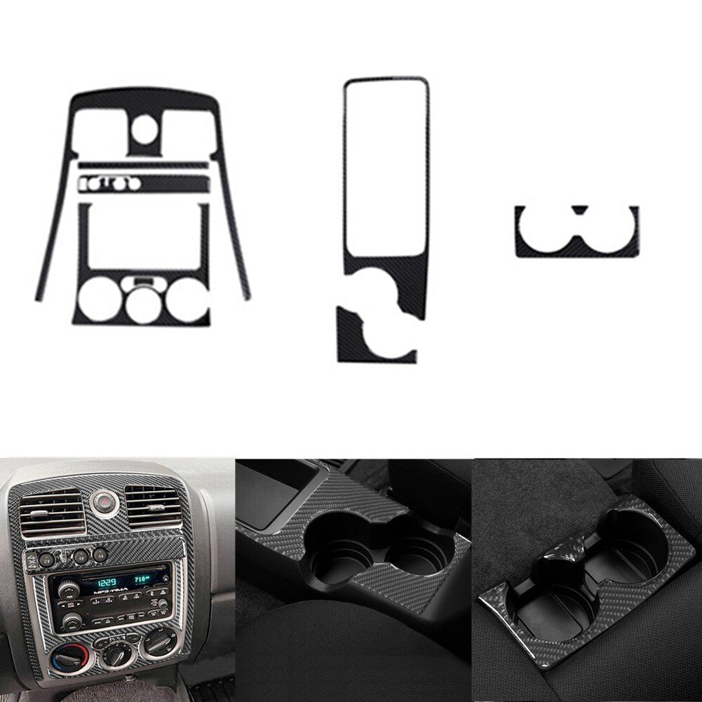 Red Carbon Fiber Steering Wheel Button Trim for LEXUS RX330 350 2004-2009 Type A v