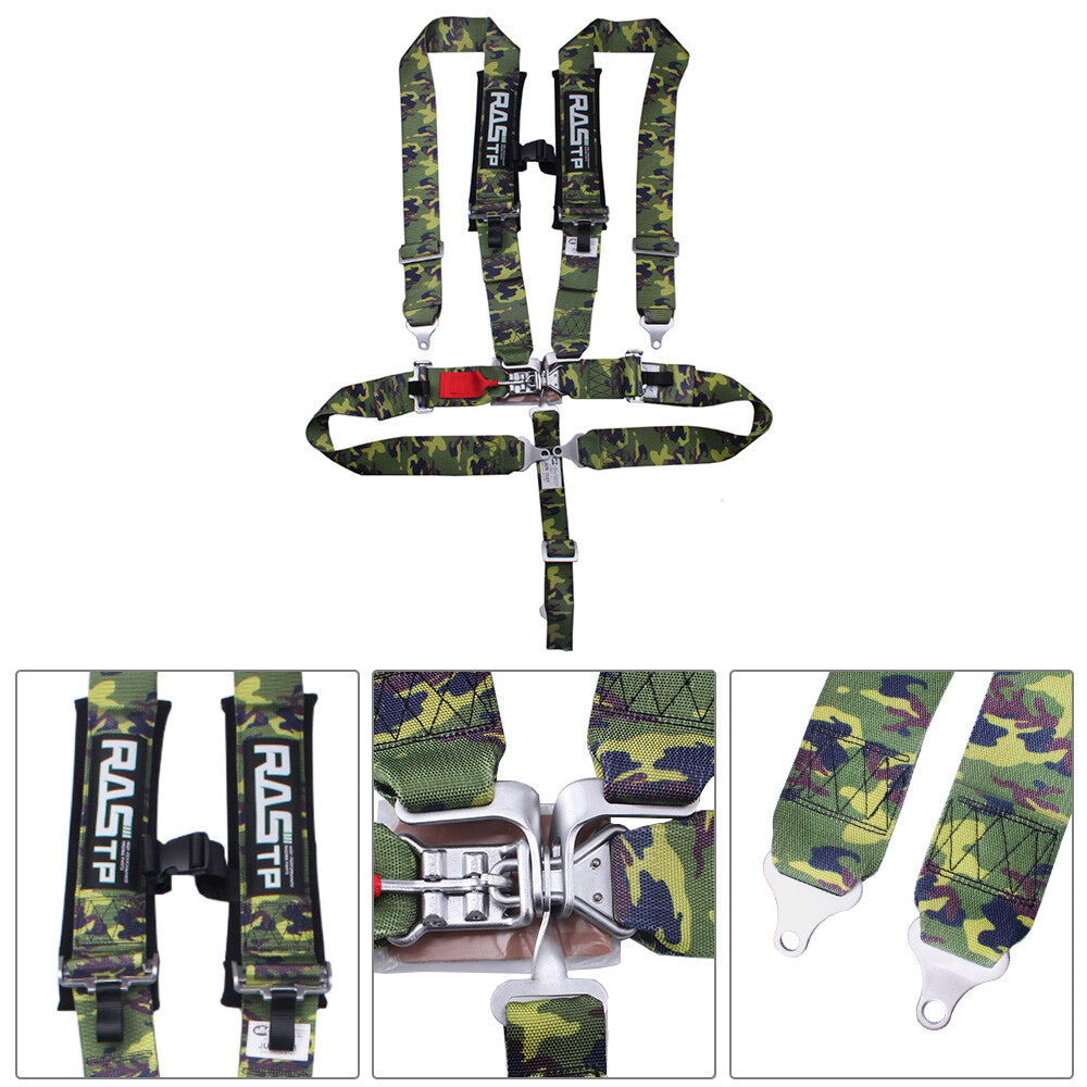 Camouflage Universal 5 Point Camlock Quick Release for Seat Belt Harness 3 Wide Q