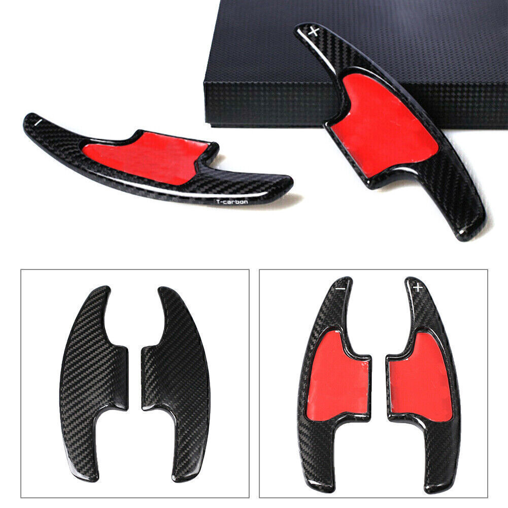 2X Carbon Fiber Car Steering Wheel Shift Paddle Extension for Honda Fit 2018