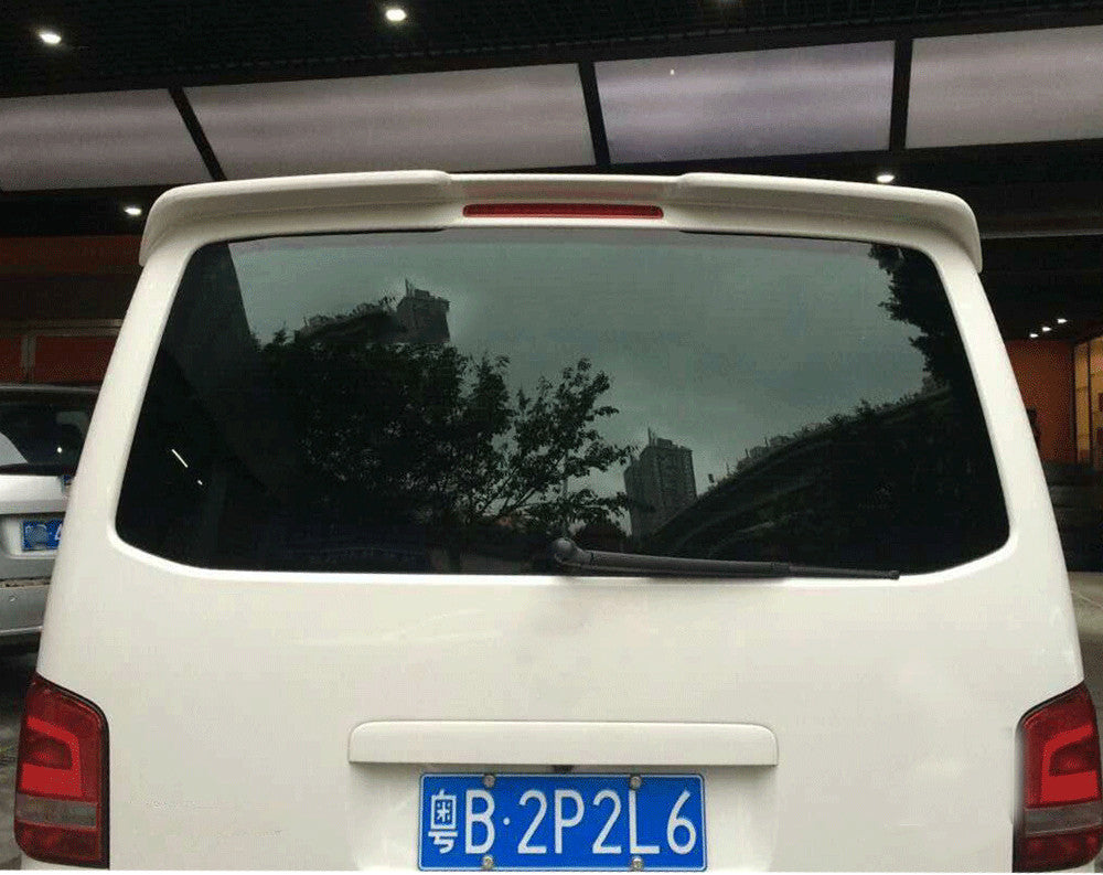Matt Black Barn Door Rear Roof Spoiler Wing Lip for VW Transporter T5 2010-2015
