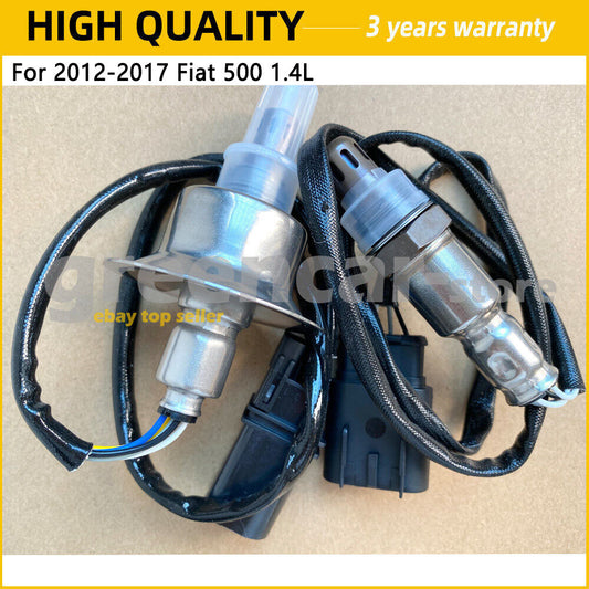 2pcs Upstream+Downstream Oxygen Sensor O2 Sensor For 2012-2017 for Fiat 500 1.4L L4 Q