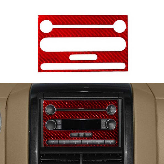Carbon Fiber Interior Center Dash Air Vent Trim Cover for 2015-2017 v