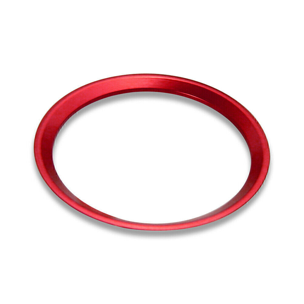 for Mercedes-Benz C E CLA GLA GLC Red Steering Wheel Center Decor Ring Logo Trim