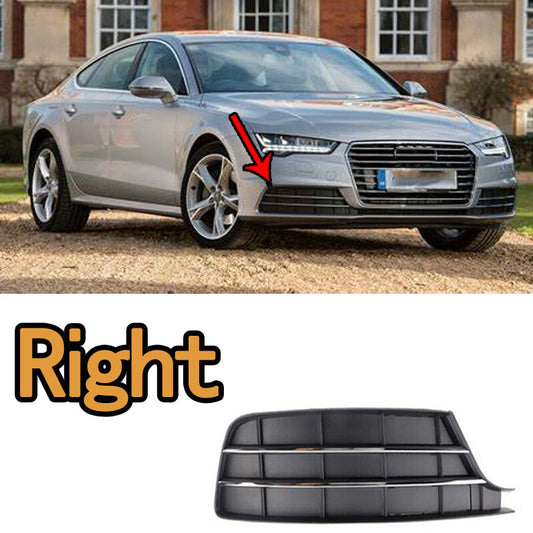 Right Fog Lamp Side Front Bumper Fog Lamp Grille Cover for Audi A7 2015-2018