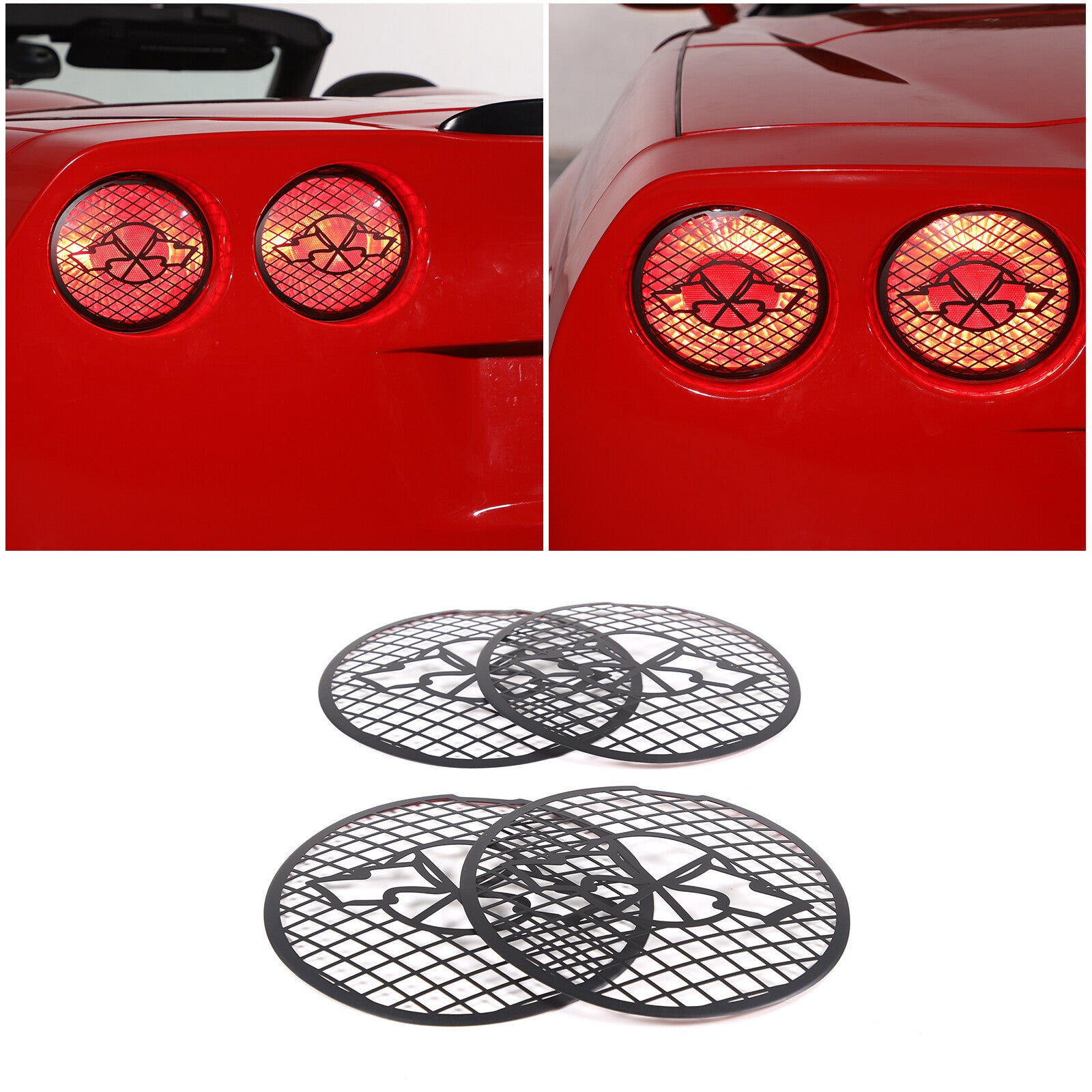 ABS carbon fiber rear bumper side scratch resistant trim suitable  for ford  Maverick 22-23