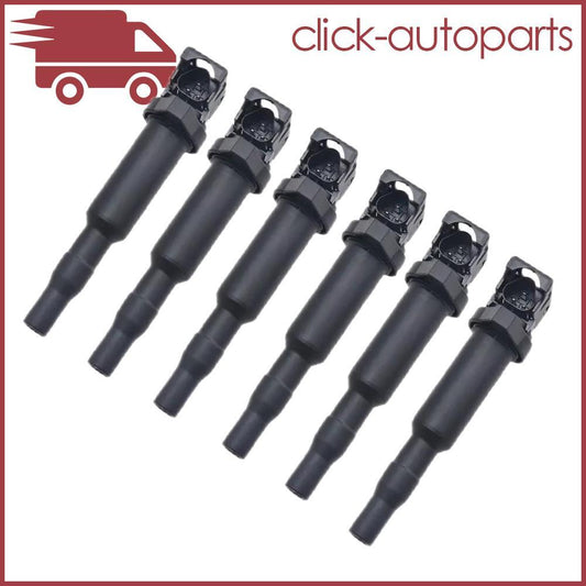 6pcs Ignition Coil Fits For M5 M6 X3 for X5 X6 Z4 128I 135I 323I 325CI 325I 325XI Q