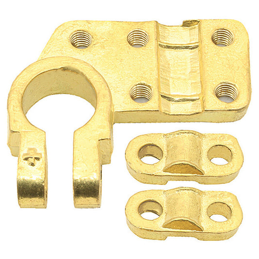 2-Piece Heavy Duty Battery Top Post Cable Terminal Wire Terminal 5-Screw Set M6/M8