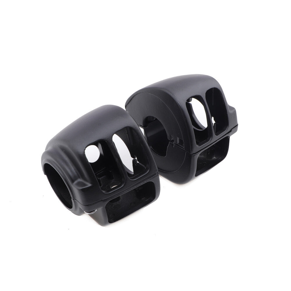 Black Switch Housing Cover Kit for Harley Sportster 1200 Dyna Softail Touring Q