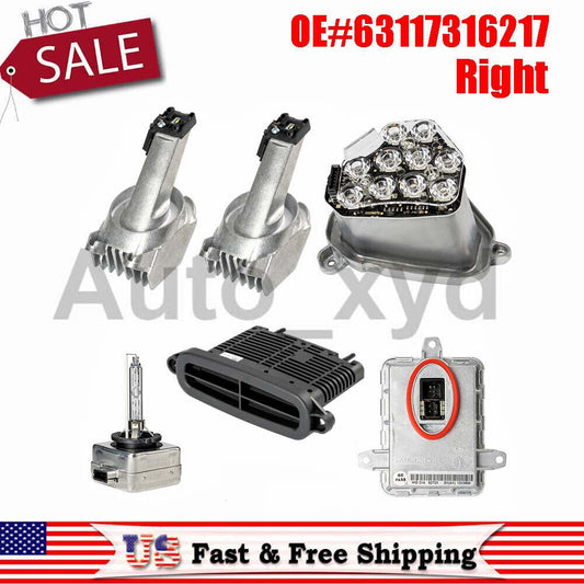 Right Xenon Ballast Bulb LED Module Diode Kit for BMW 5 Series 528i 550i M5 XYD