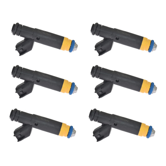 Set of 6 Fuel Injectors For 2001-2002-2003 for Ford F-150 4.2L V6 YR3E-A6A