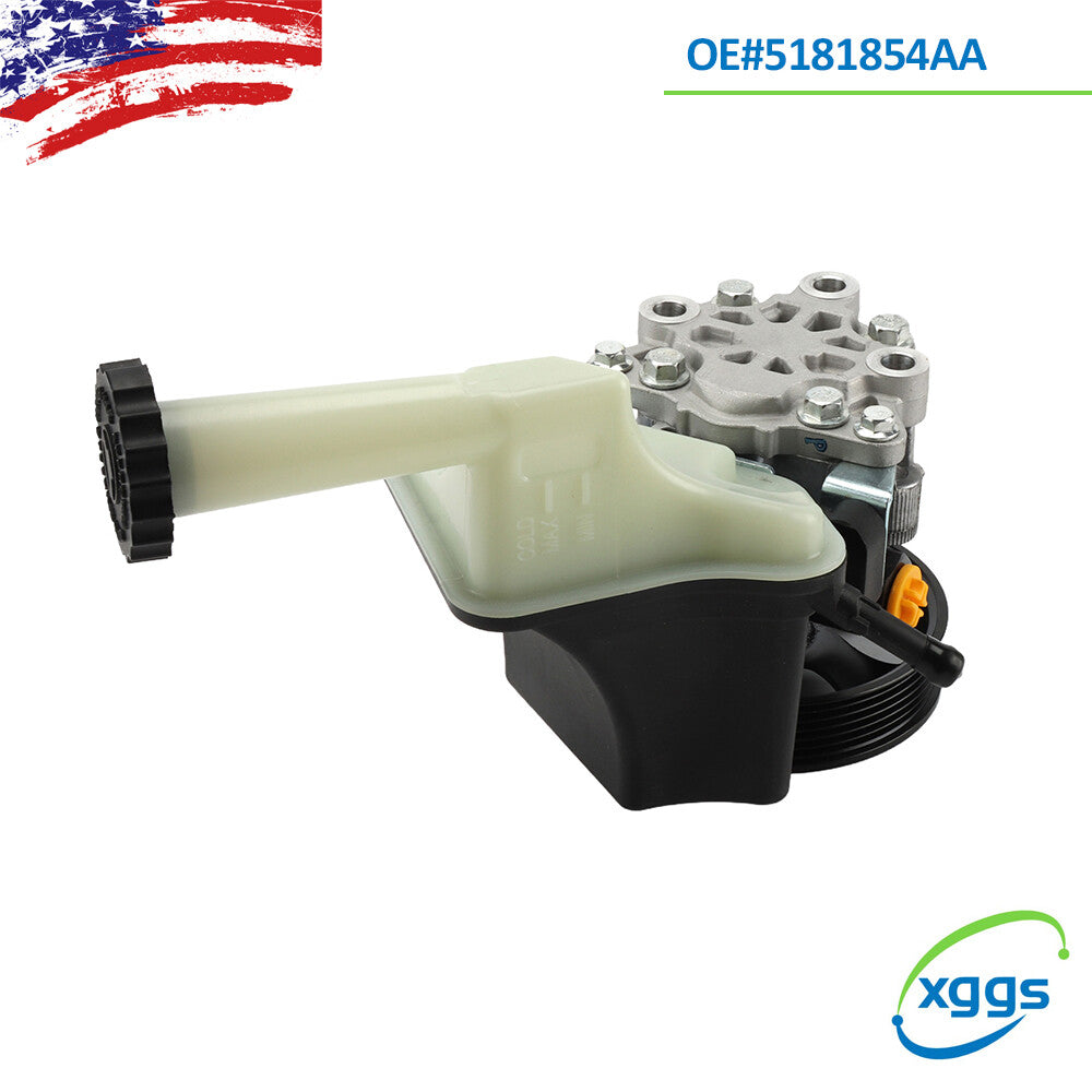 1x Power Steering Pump 51854AA for Dodge for Chrysler 300 for Jeep Grand Cherokee 13-15 Q