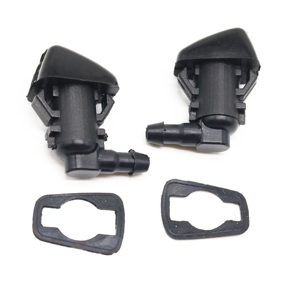 2Pcs Windshield Wiper Water Spray Washer Nozzle Jet for Jeep Liberty 55157319AA Q