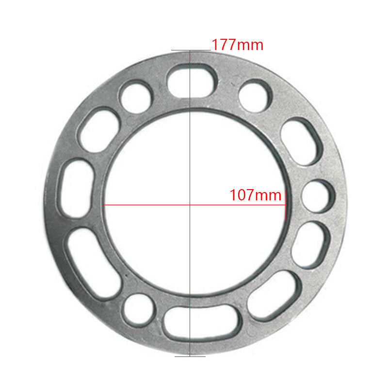 6MM Auto Hub Wheel Spacers Adaptor Widen Shims Plate For 5/6 Stud Wheel 4PCS/Set v