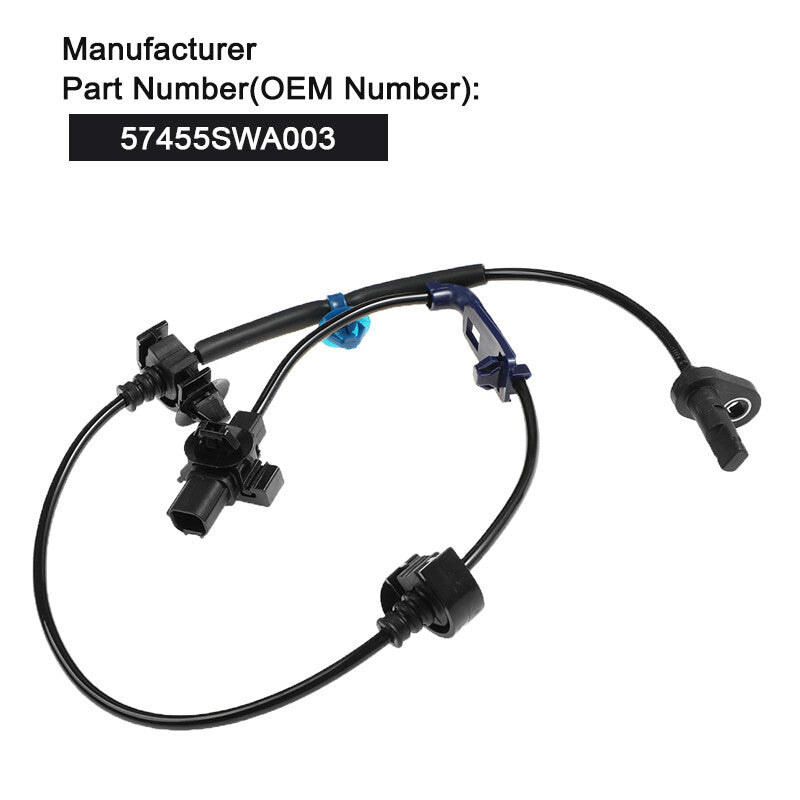 Two ABS wheel speed sensors, front left and right, suitable for 2007-2008-2011 for Honda CR-V/CR-V.