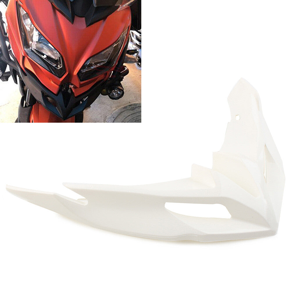 Beak Cowl Headlight Windscreen Panel Fairing Cover for Kawasaki Versys650 White