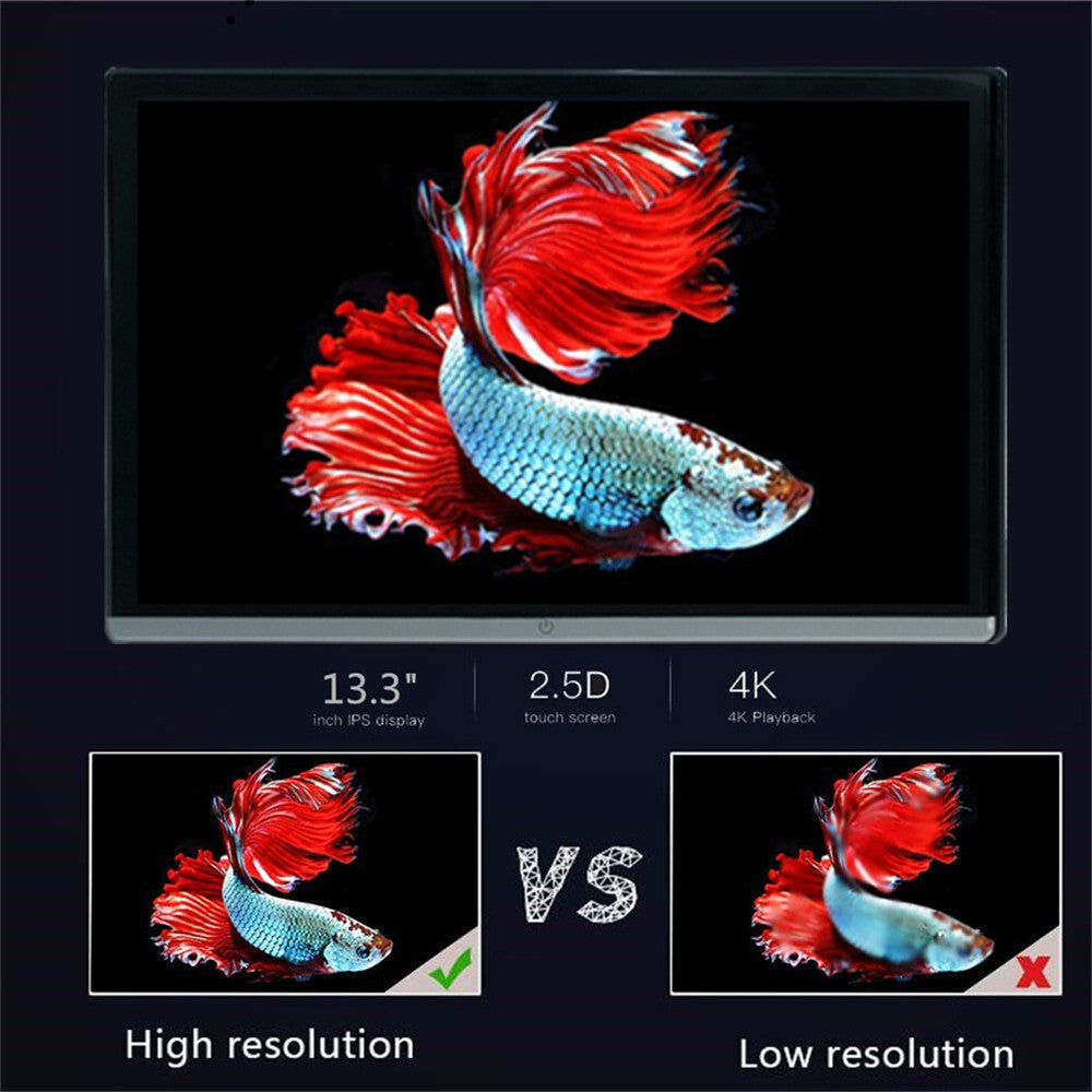 13.3-inch HD Touchscreen Car Headrest Player Rear for Seat Monitor WIFI FM Mirror Link - n