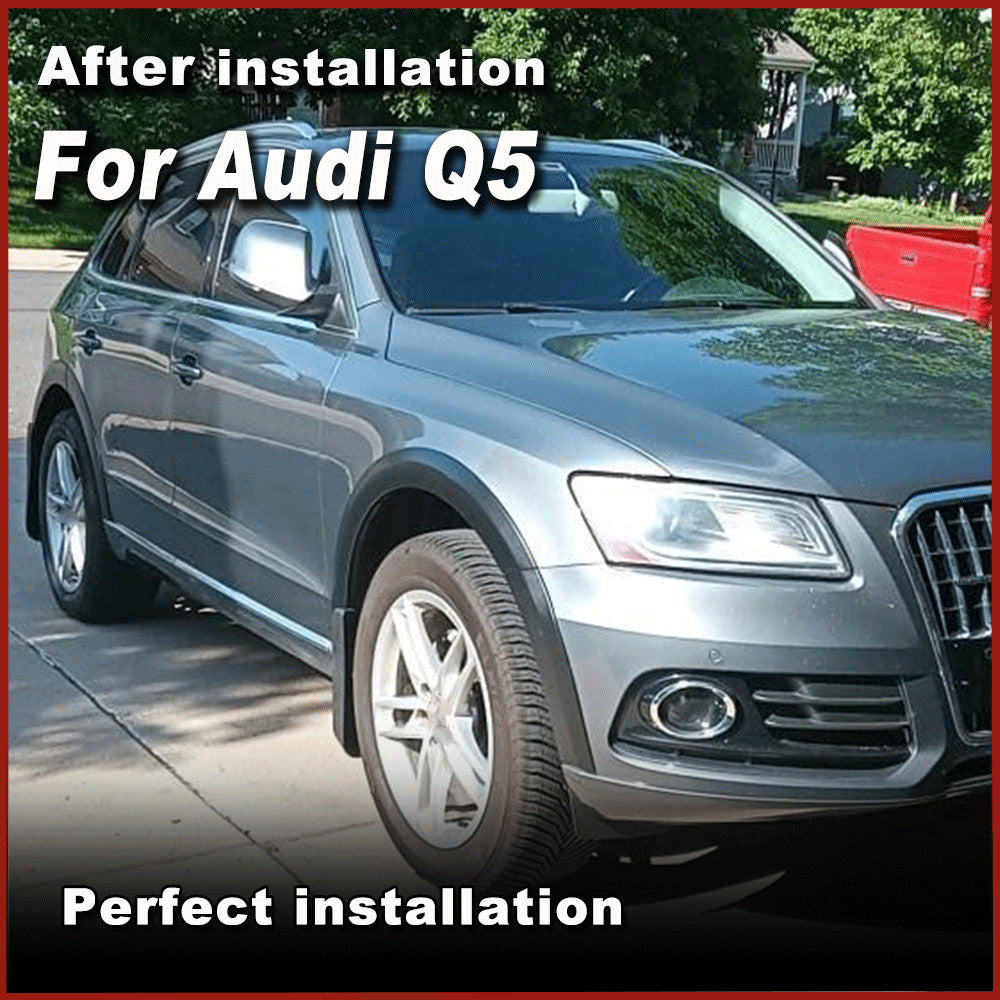 10pcs Gray Wide Wheel Arch Fender Flares Trim Covers for Audi Q5 Non-Sline 09-16