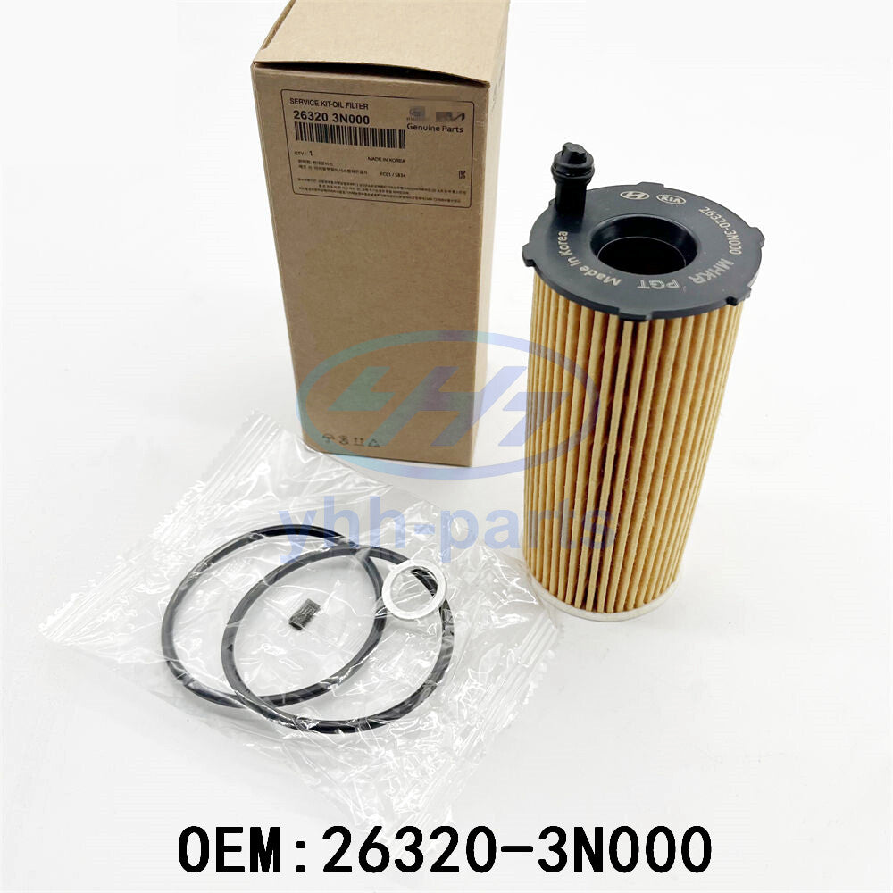 26320-3N000 Engine Oil Filter Filter for GENESIS GV70 G80 for GV80 3.5L 2021-2024