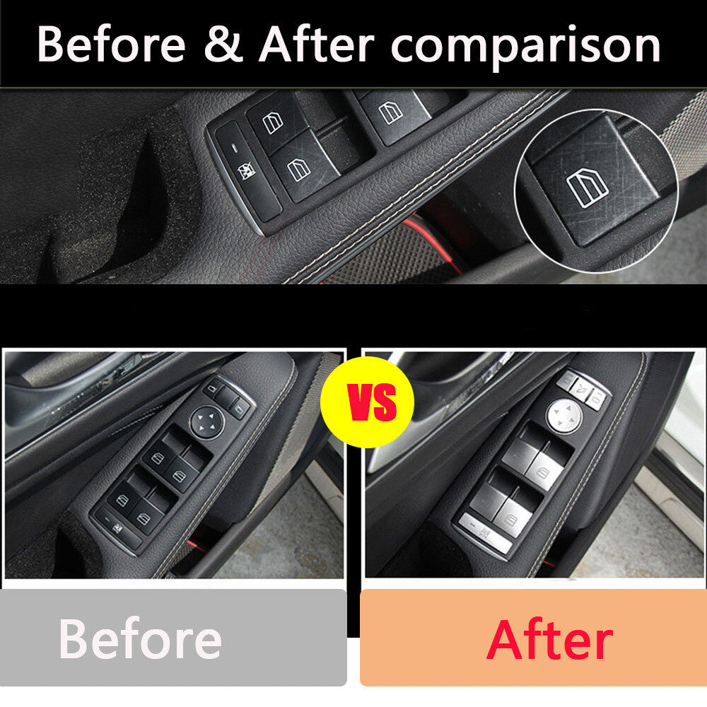 Fit for Benz W204 W212 14PCS Door Window Lift Control for Seat Memory Switch Button