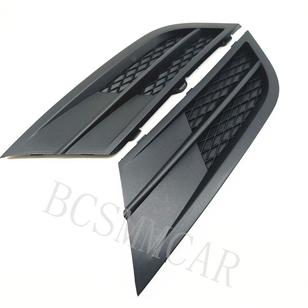 Front Bumper Fog Light Grille Grill Cover Cap Pair Fit for VW for Jetta 2015-2017
