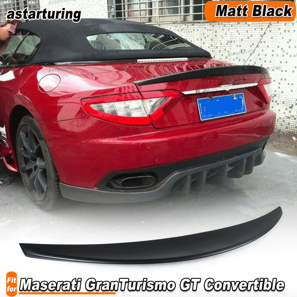 Rear Trunk Spoiler Tail Wing Fit for Maserati GranTurismo GT Convertible 2012-14