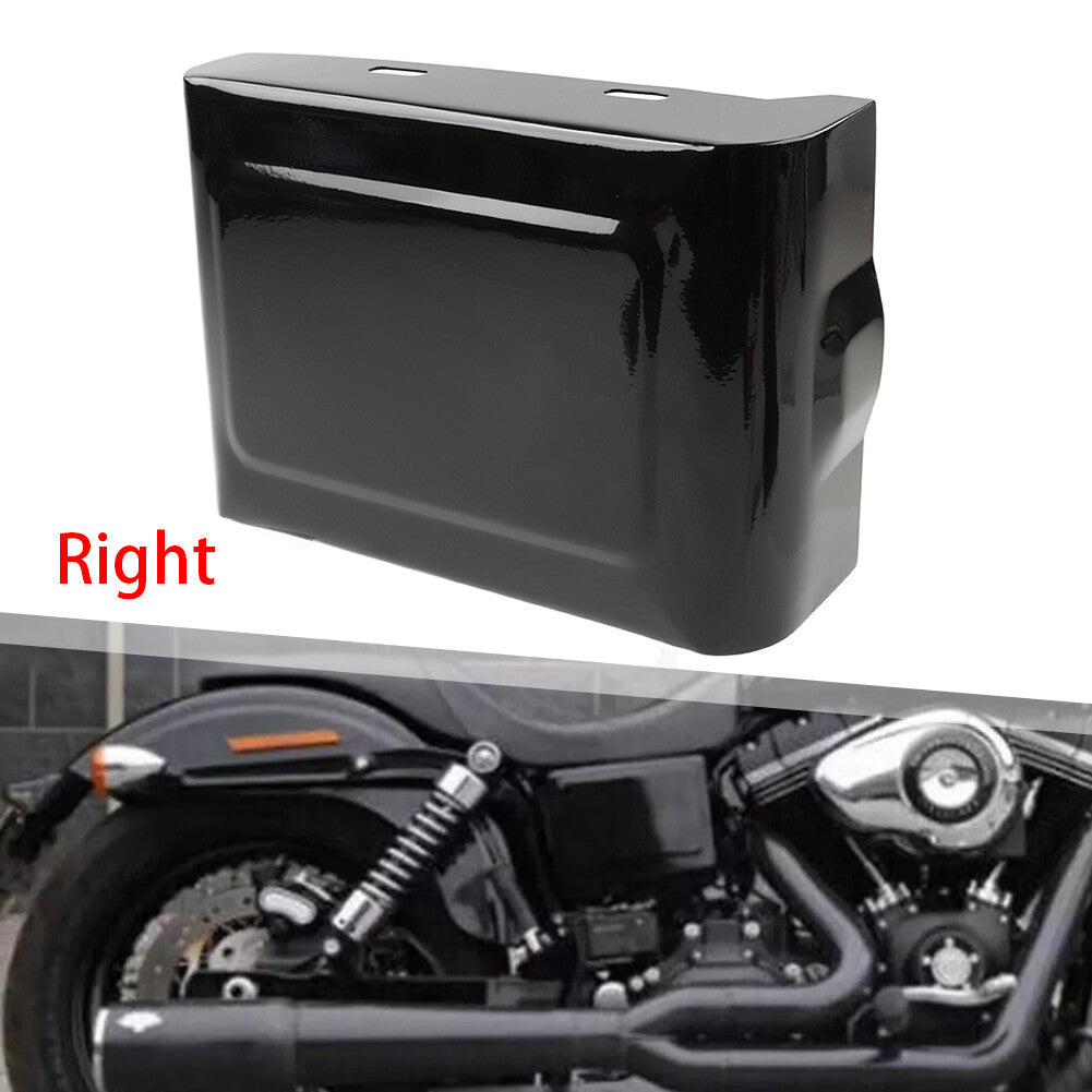 Right Side Battery Cover Iron Fit for Harley Dyna Fat Bob FXDL Street Bob FXDB 06-14