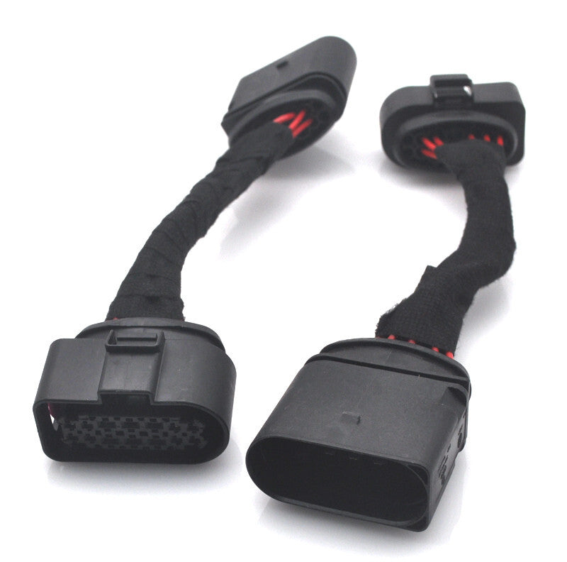 Retrofit facelift LCI HID head light cable adaptor for Audi Q5 8R Pre 2008-2012 v