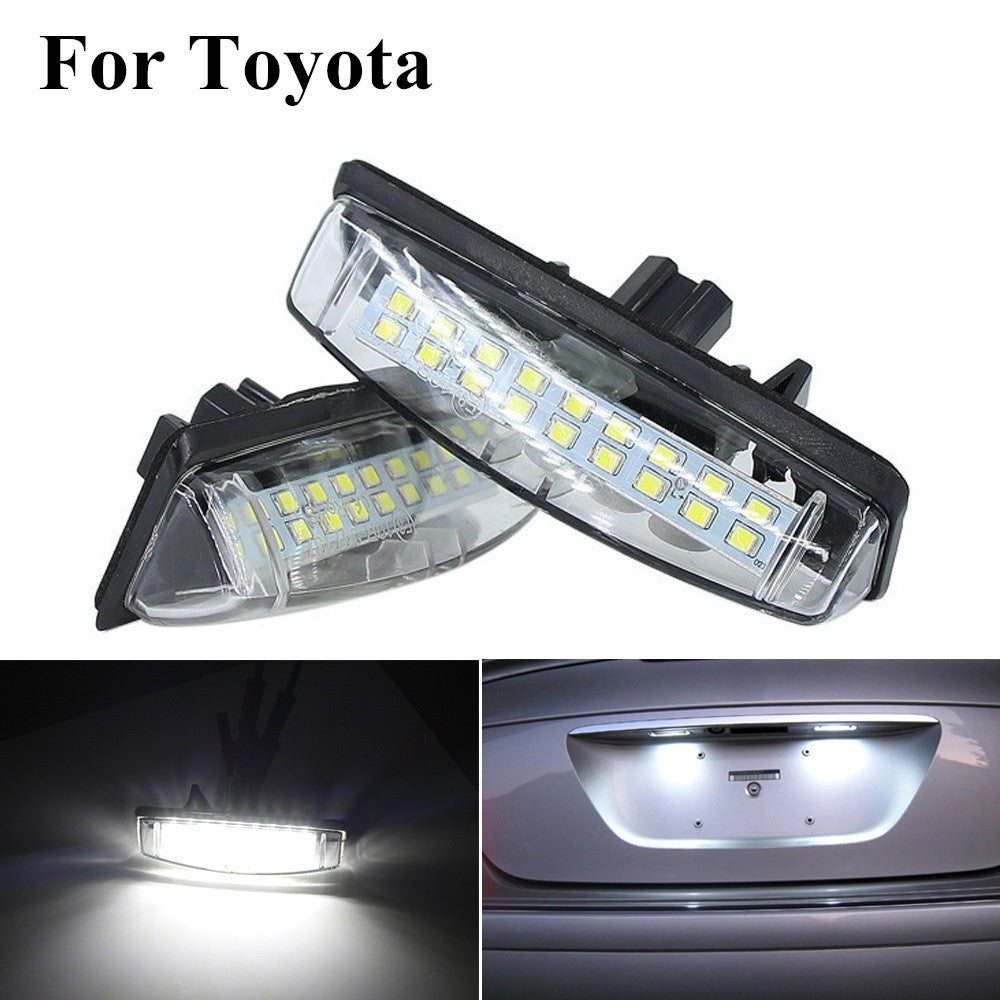 2-pack of for Camry accessories LED license plate lights and rear lights - n