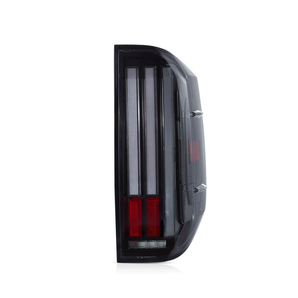 For 2014-2021 for Toyota Tundra Smoked LED Tail Lights w/Start-up Rear Lamps LED DRL