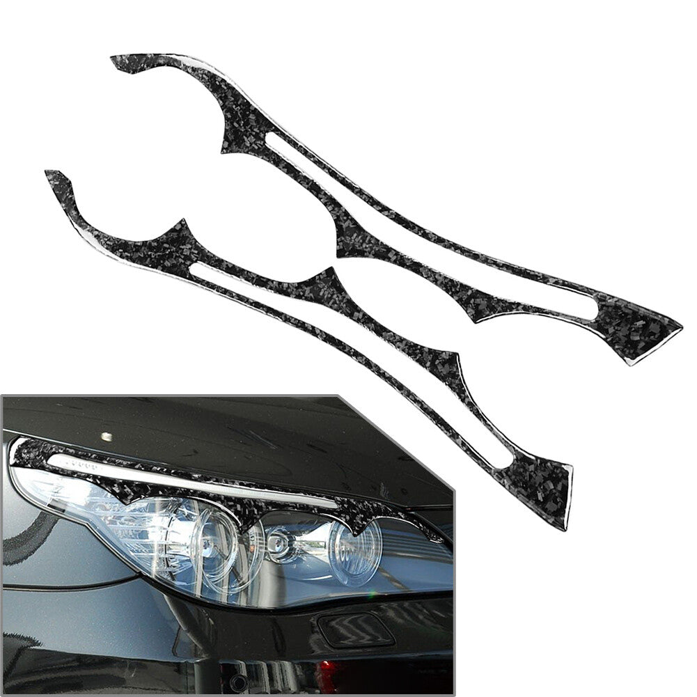 Headlight Eyebrow Eyelid Cover for BMW 5 Series E60 2004-2010