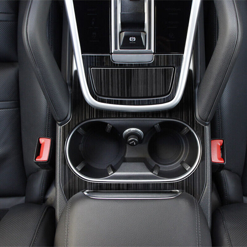 for Porsche for Cayenne 2019-23 Inner Console Water Cup+Ashtray Moulding Trim Cover